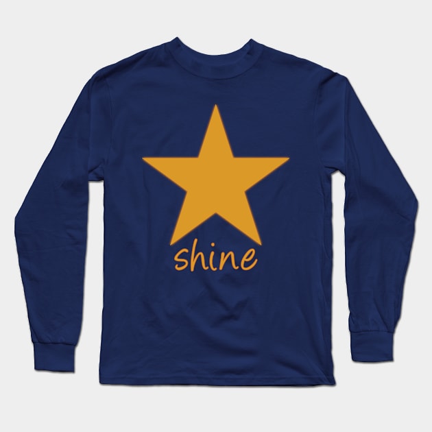 shine like a star Long Sleeve T-Shirt by SpassmitShirts